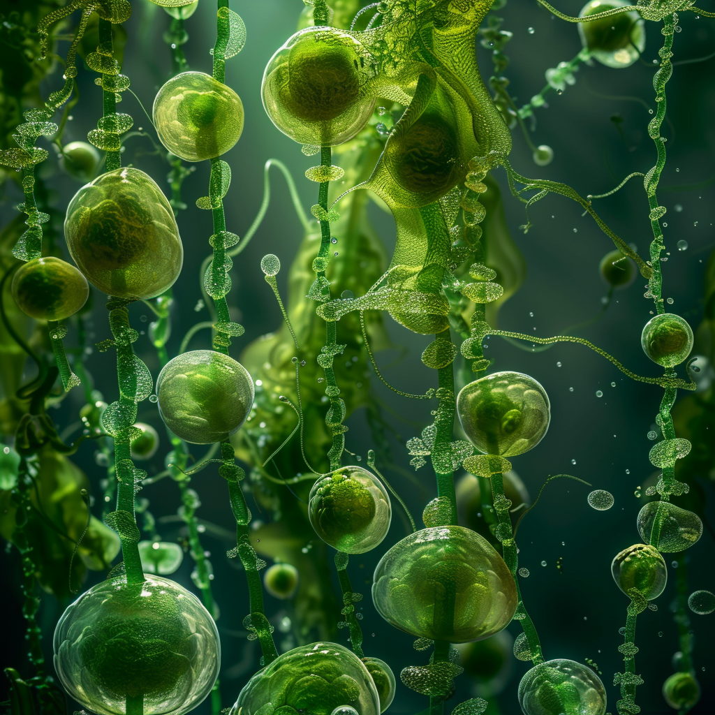 Award-winning photo of cyanobacteria cells with intricate details.