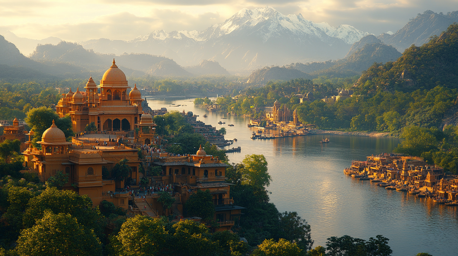 Beautiful India: Taj Mahal, Ganges River, Himalayas