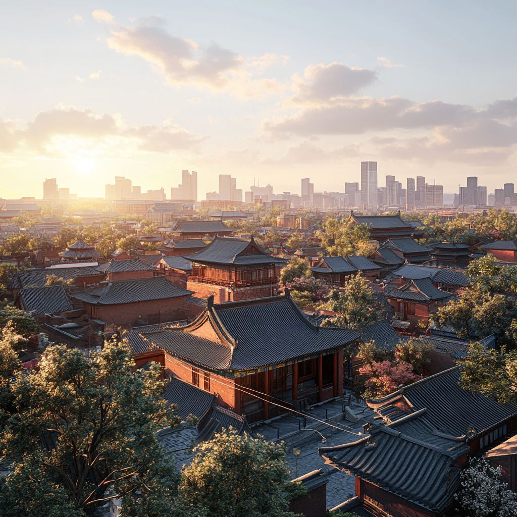 Beijing City 2024: Incredible Realistic 3D Render