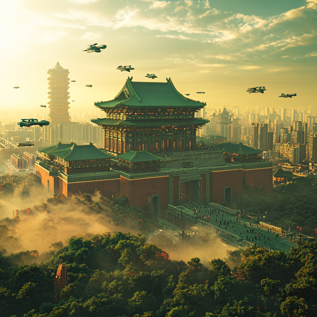 Beijing Future 7000s Creative 3D Rendering 