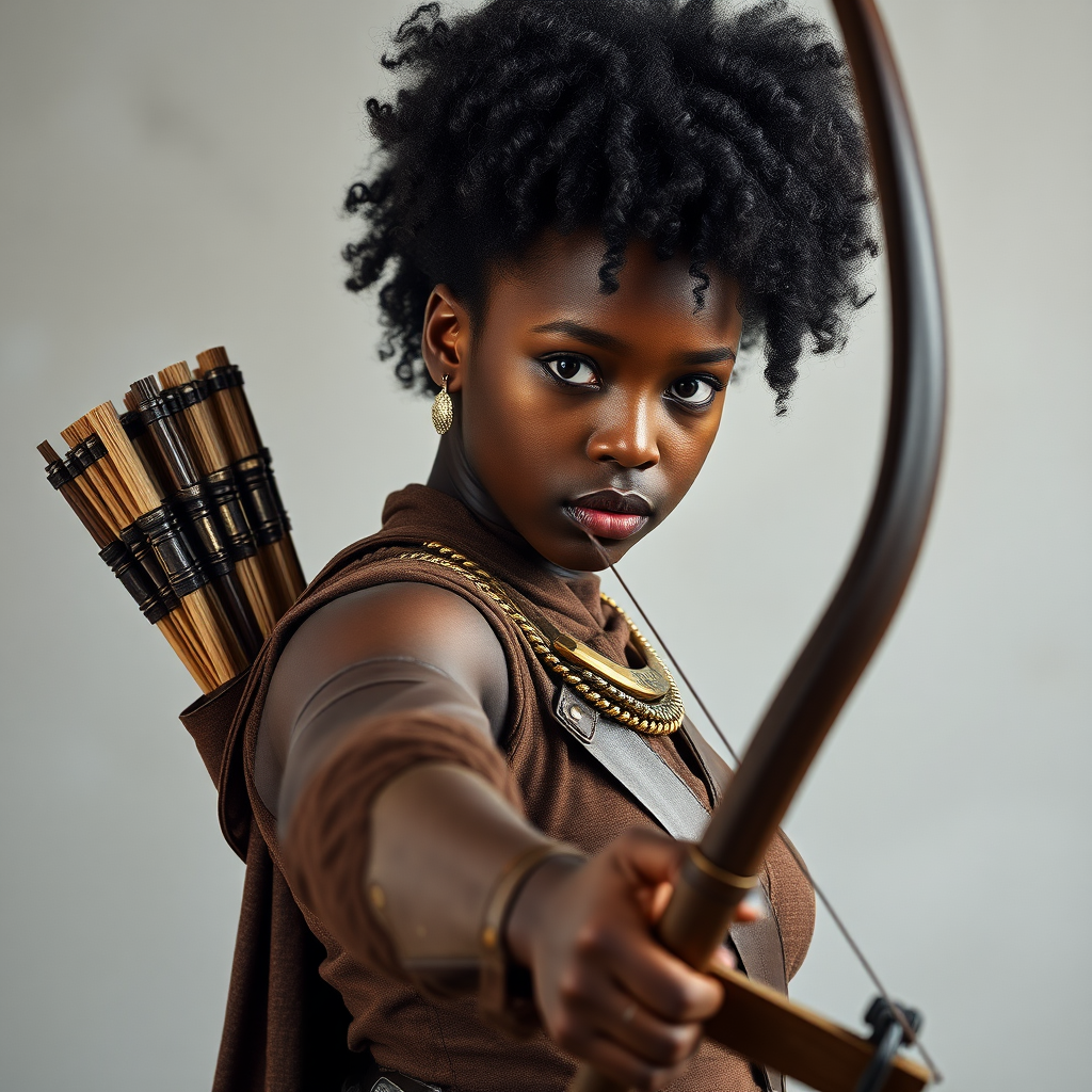 Black girl warrior princess with nerdy superpowers title