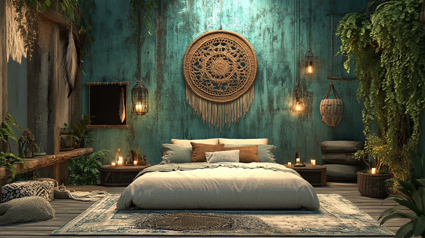 Boho Witchy Bedroom: Ethereal Elements Escape