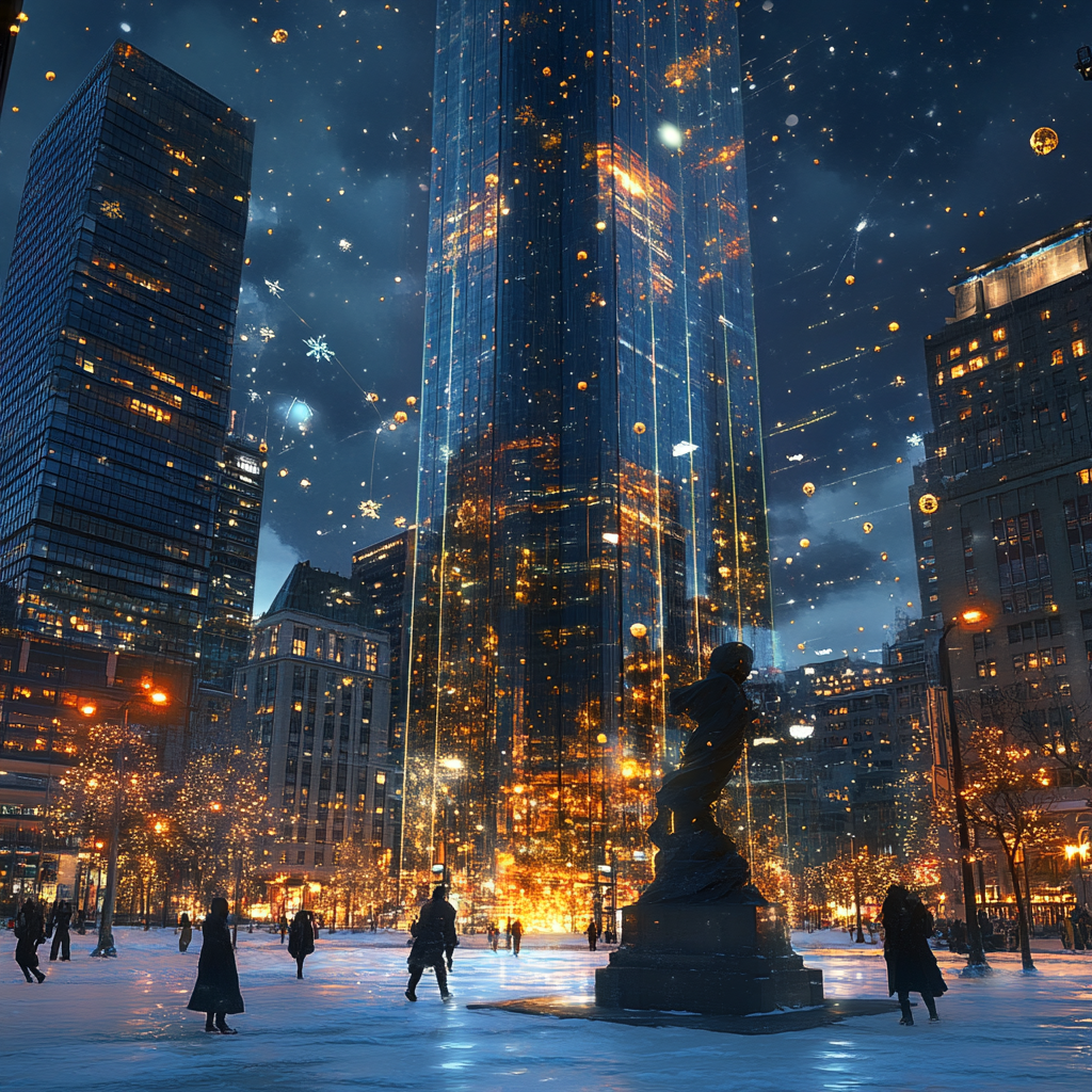 Boston looks fascinating in the distant future- realistic, incredible.