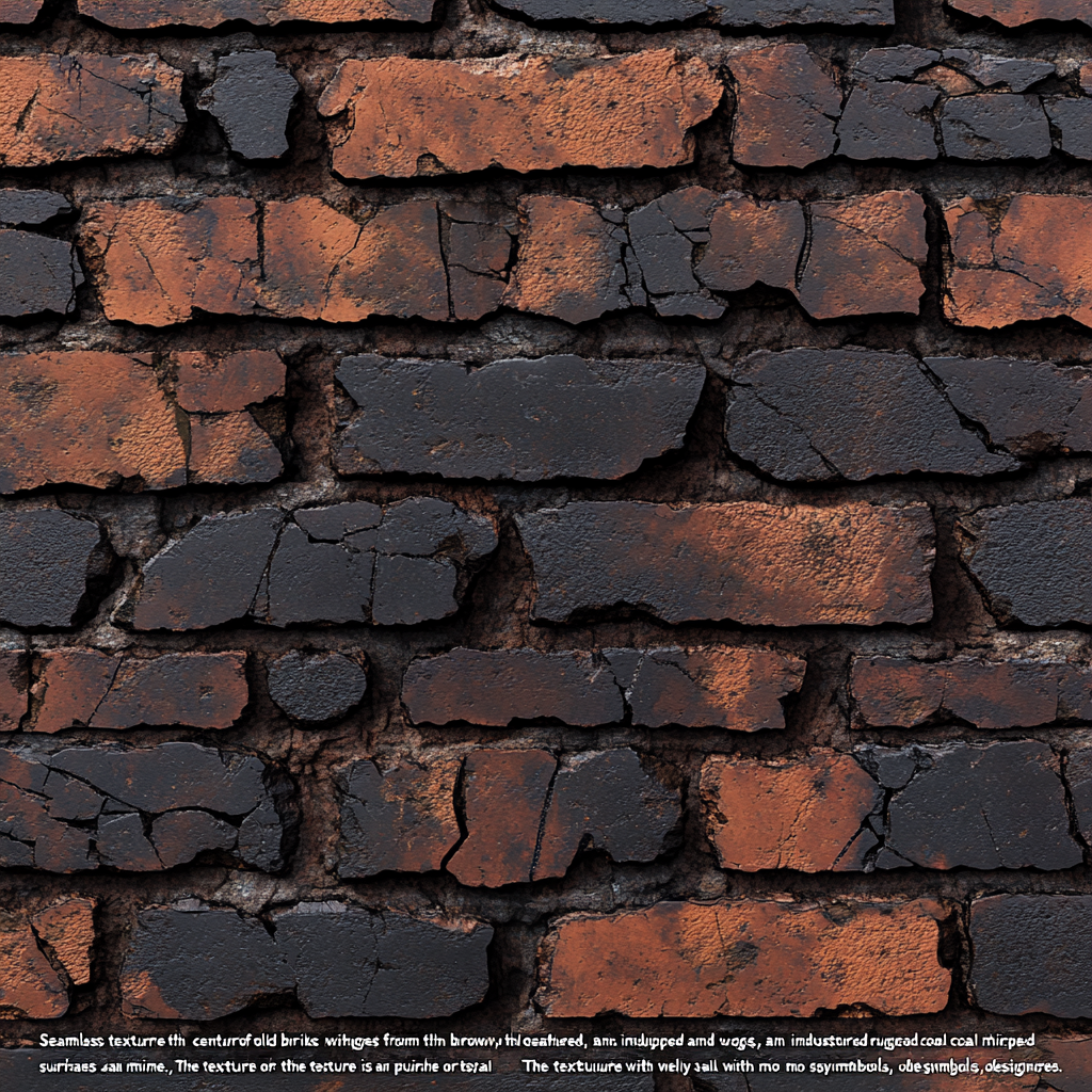 Brick Texture: Entrance of Industrial Coal Mine, Low Resolution