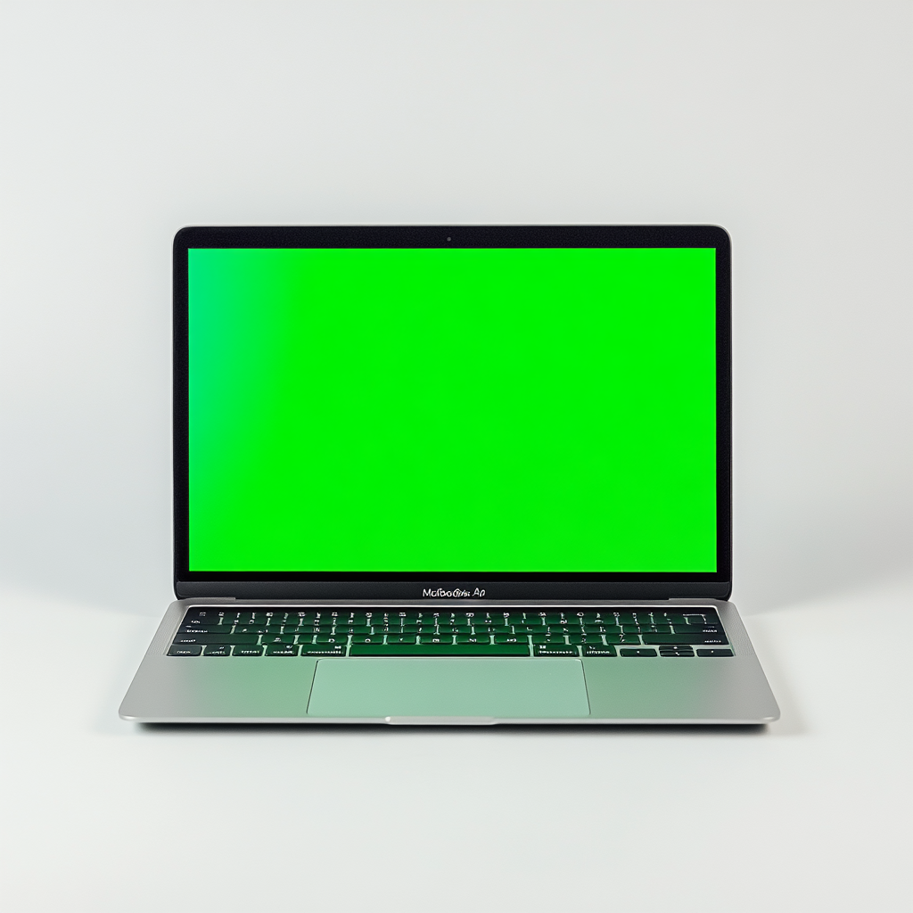 Bright green screen on M4 MacBook Air.