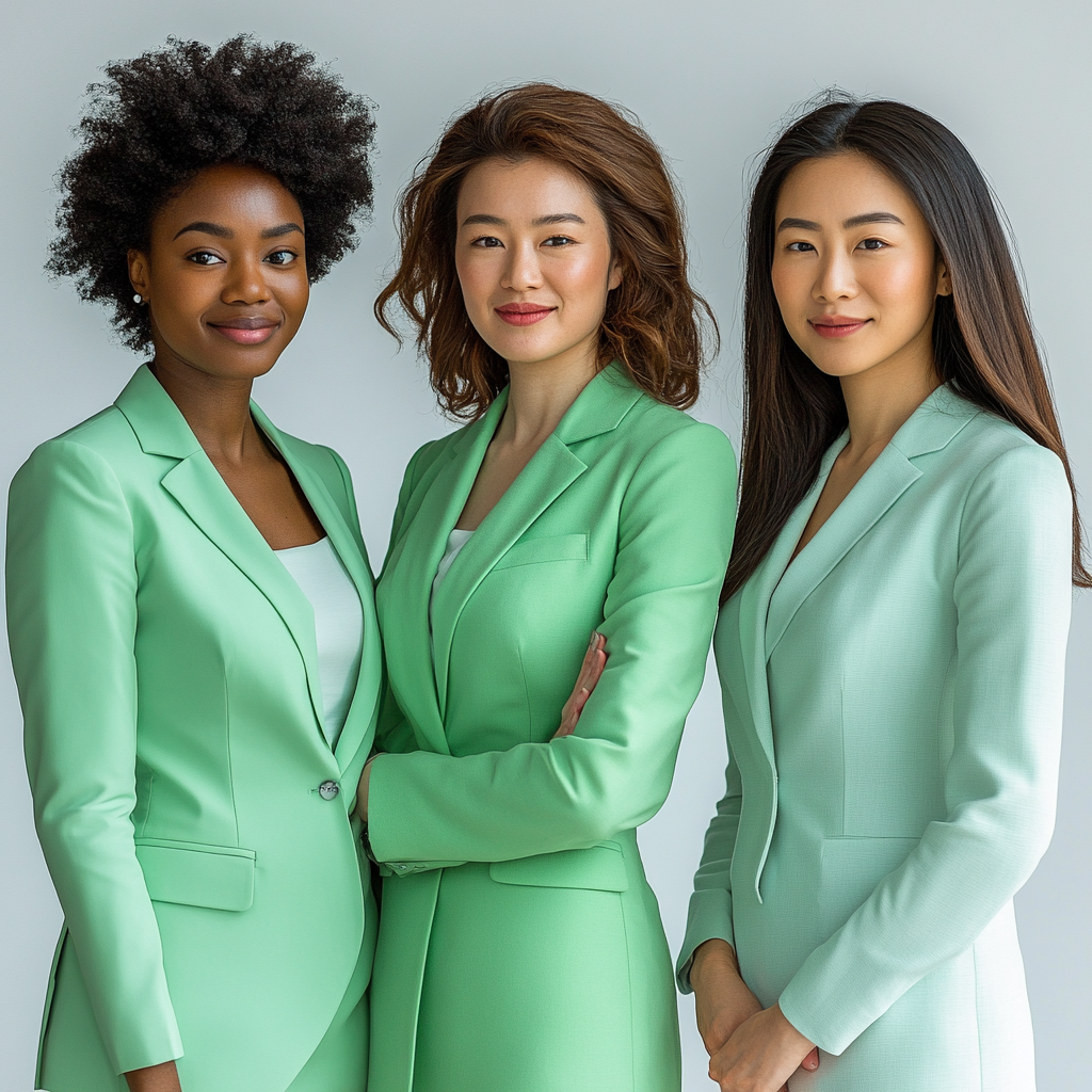 British, Asian, African Corporate Ladies Photoshoot 