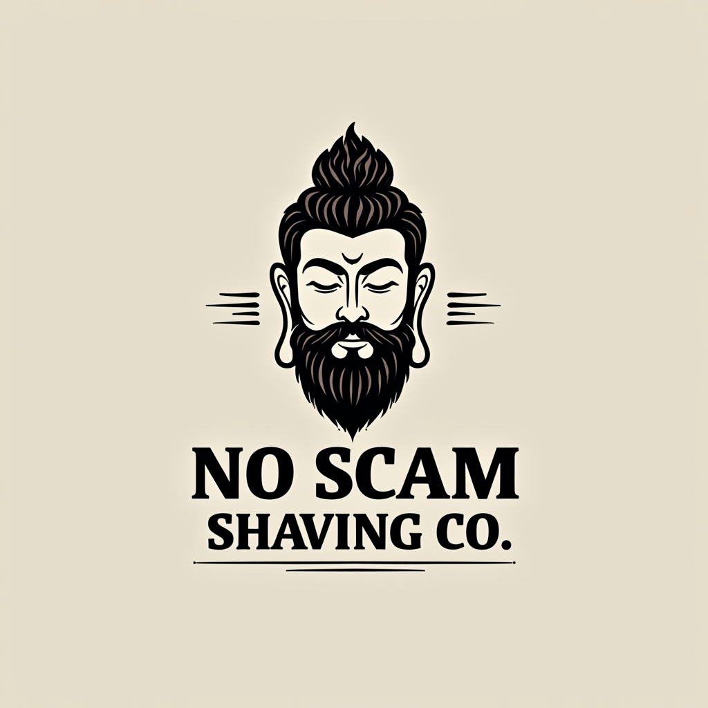 Buddha Featured in No Scam Shaving Co. Logo