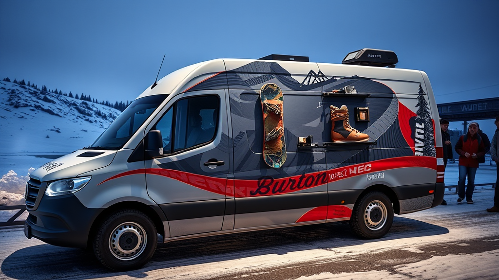 Burton Snowboards' Mercedes Sprinter Event Van Design