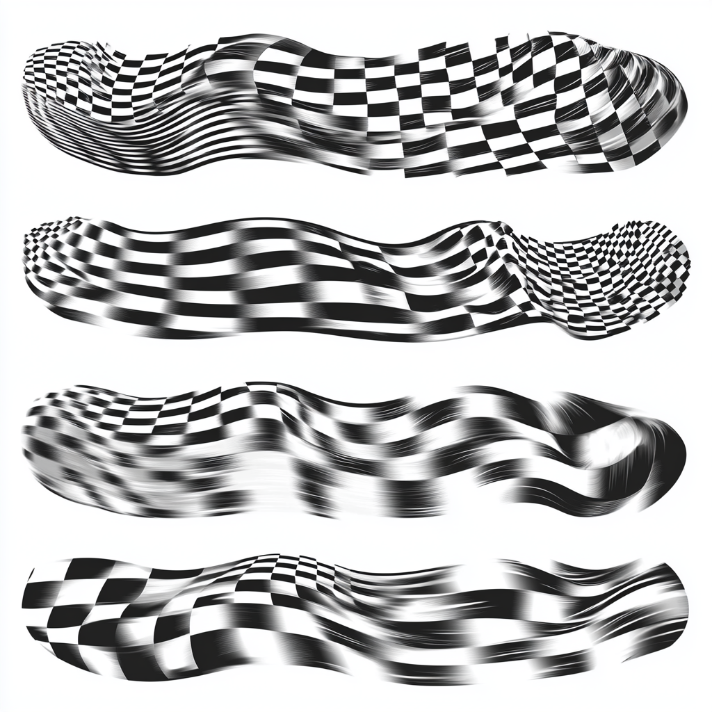 Car racing stripes and speed line stickers._dynamic design.