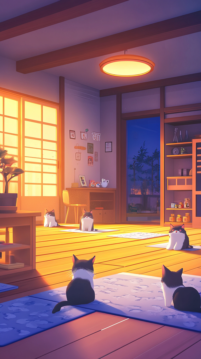 Cats in Room: A Warm Puzzle Game