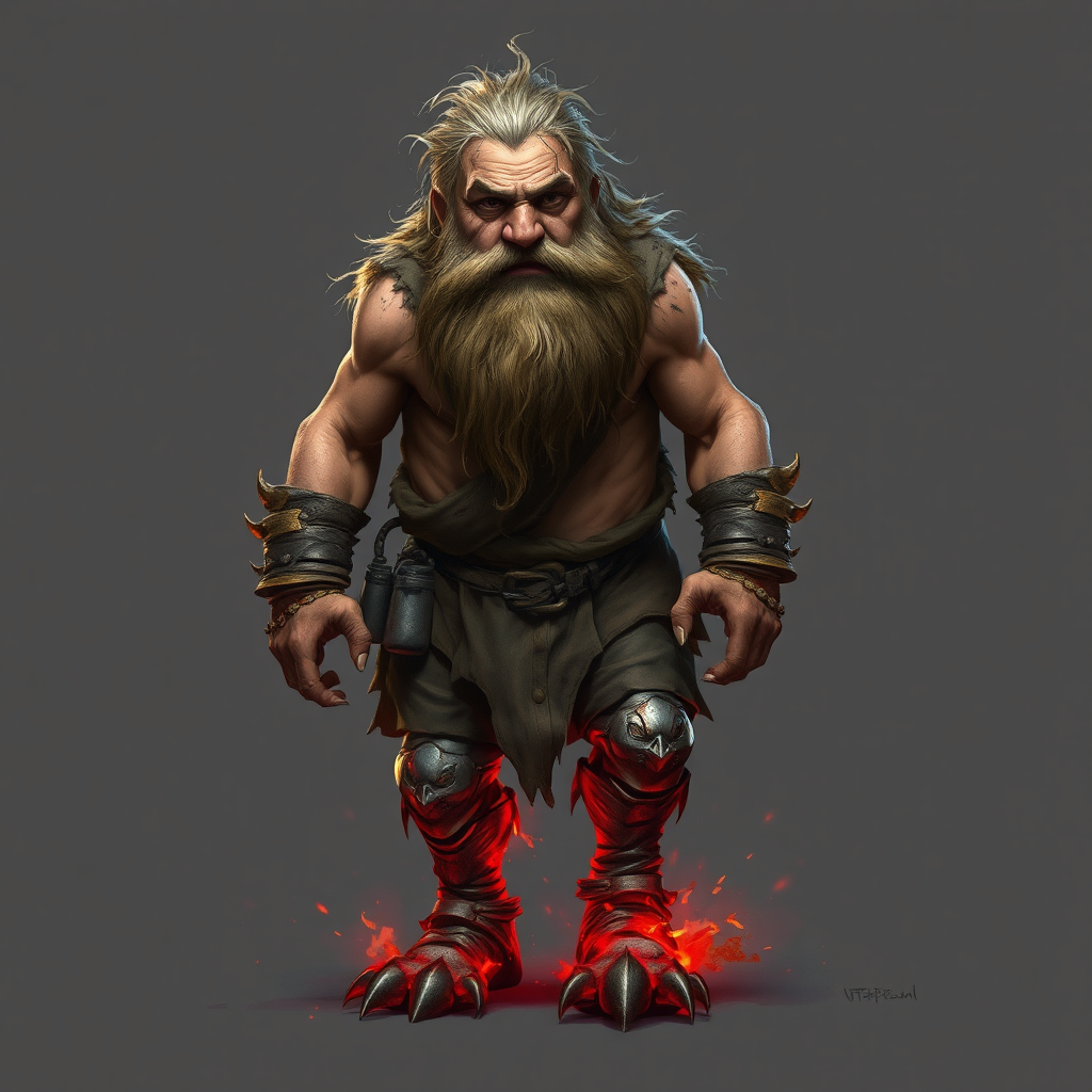 Chaotic Dwarf Miner with Twisted Infernal Legs