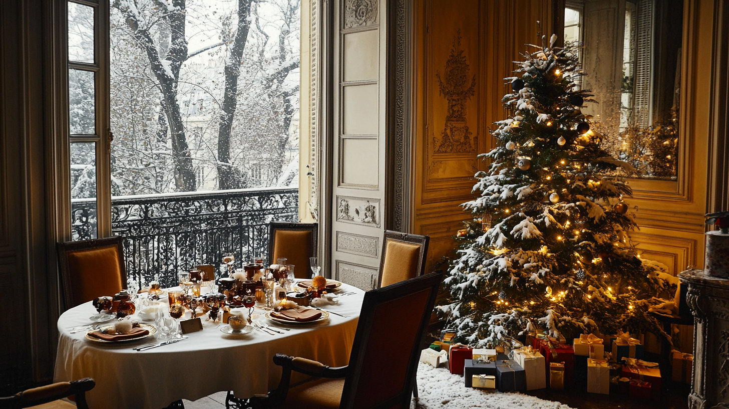 Charles Zana's Christmas-Ready Parisian Luxury Apartment