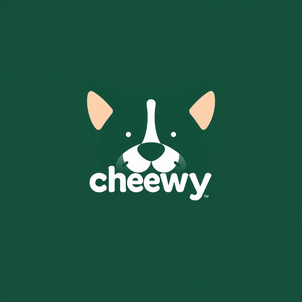 Chewy's Dog Treats Logo Design Collection