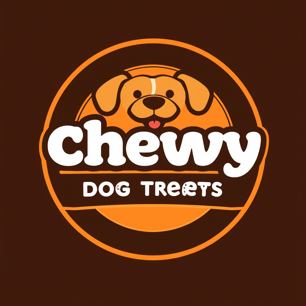 Chewy's Dog Treats Logo Design Concept