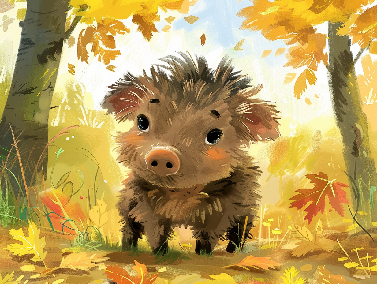 Children's Book Cover: Billy the Wild Boar