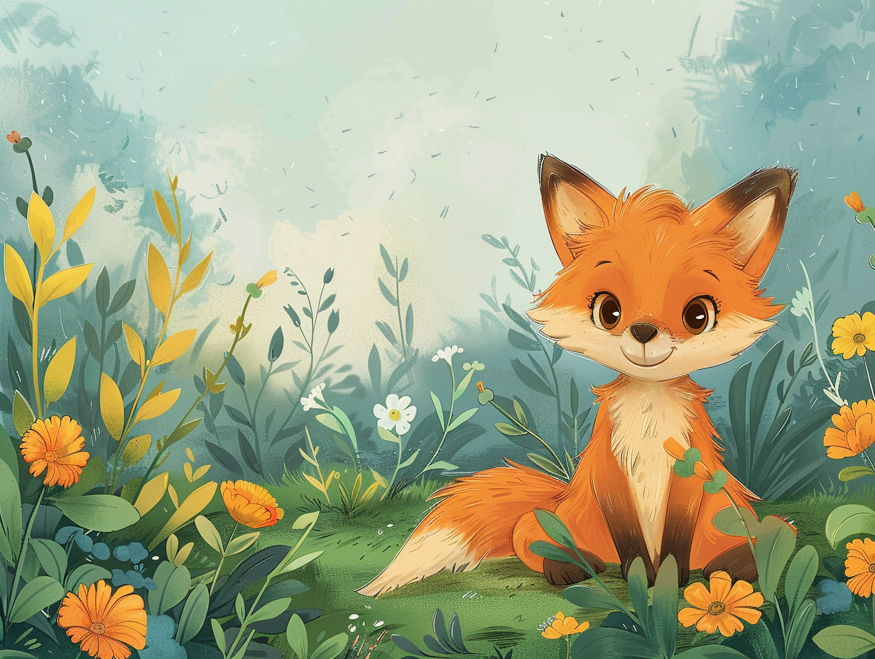 Children's Book Cover: Little Fox Teaches Independence