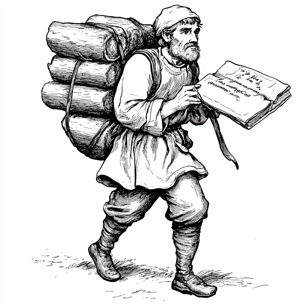 Christian carries large burden, determined to move forward.