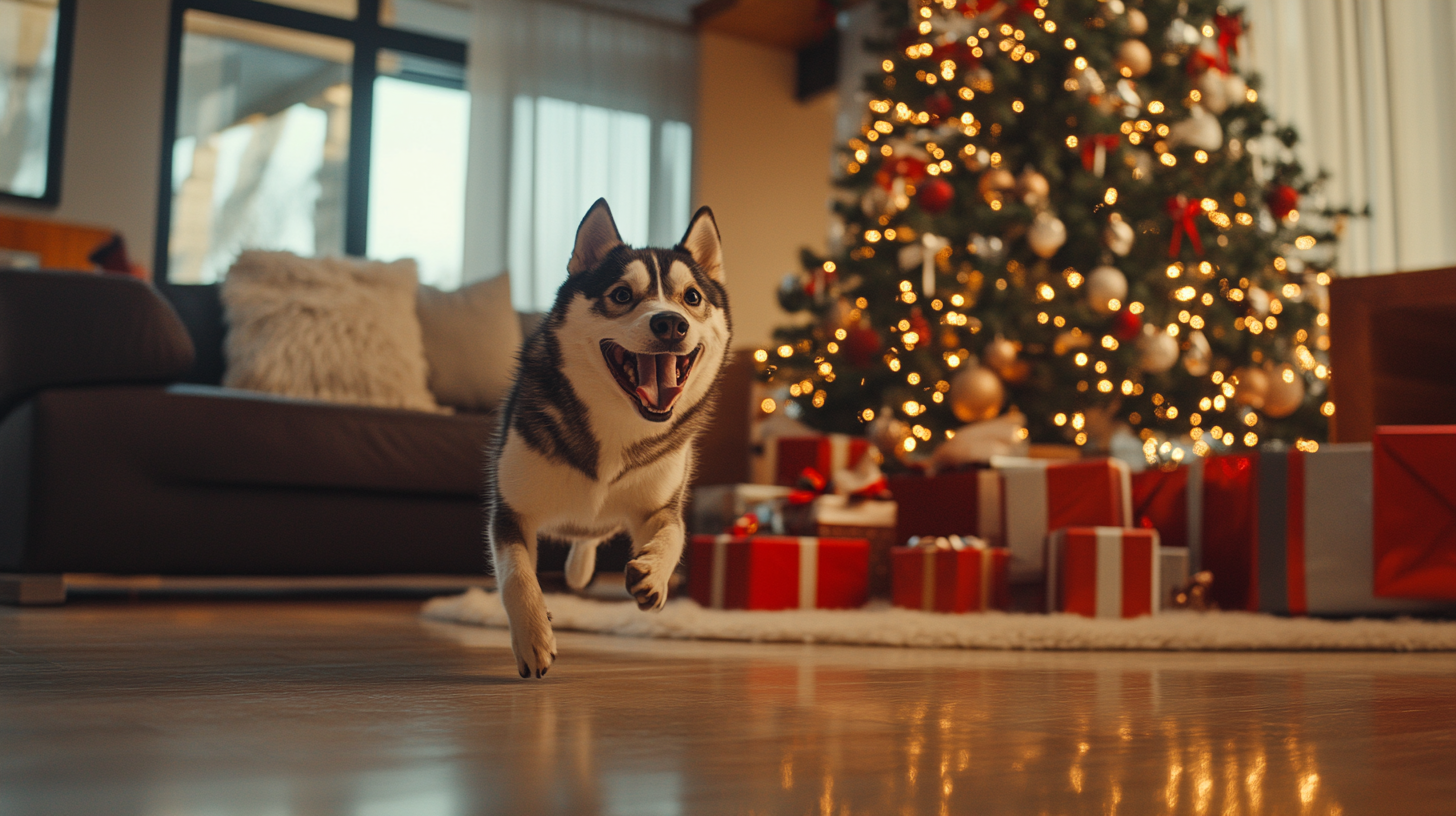 Christmas Celebration at a Mexican Modern House