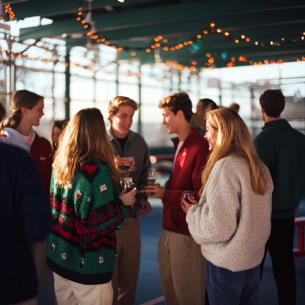 Christmas Homecoming Celebration at Connecticut Pickleball Court