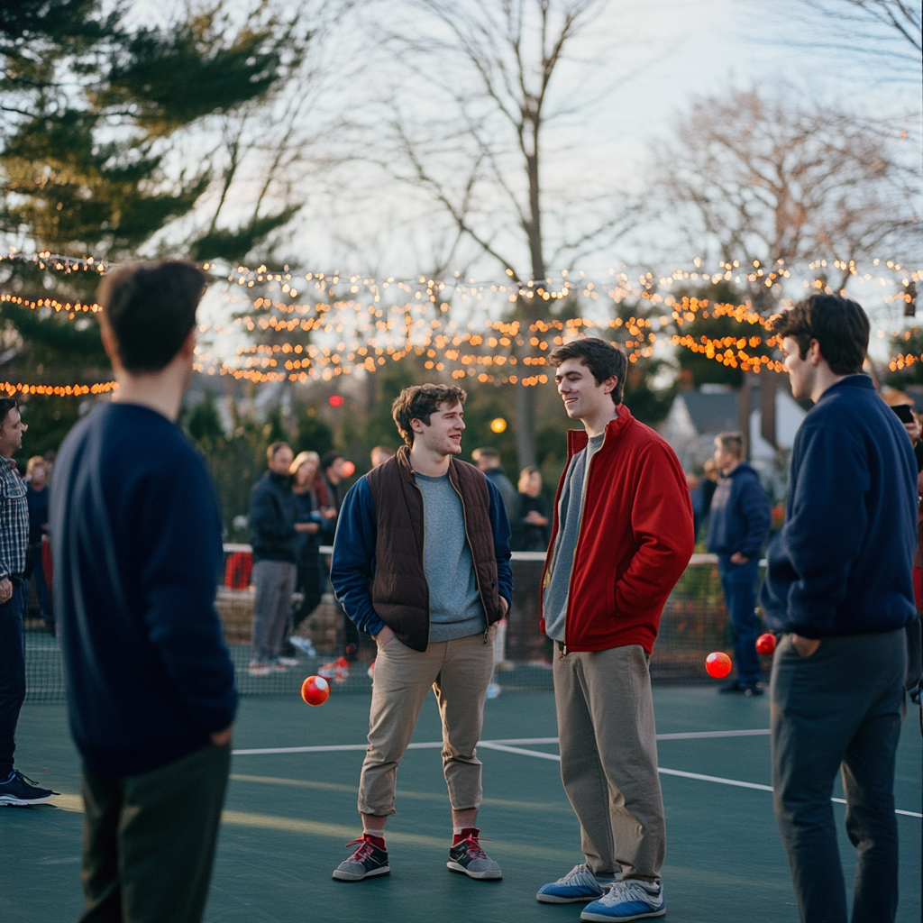 Christmas Pickleball Party at Coastal Court