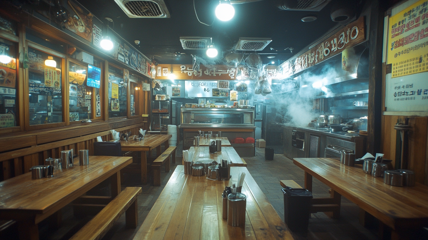 Classic Korean BBQ Restaurant with Nostalgic Atmosphere