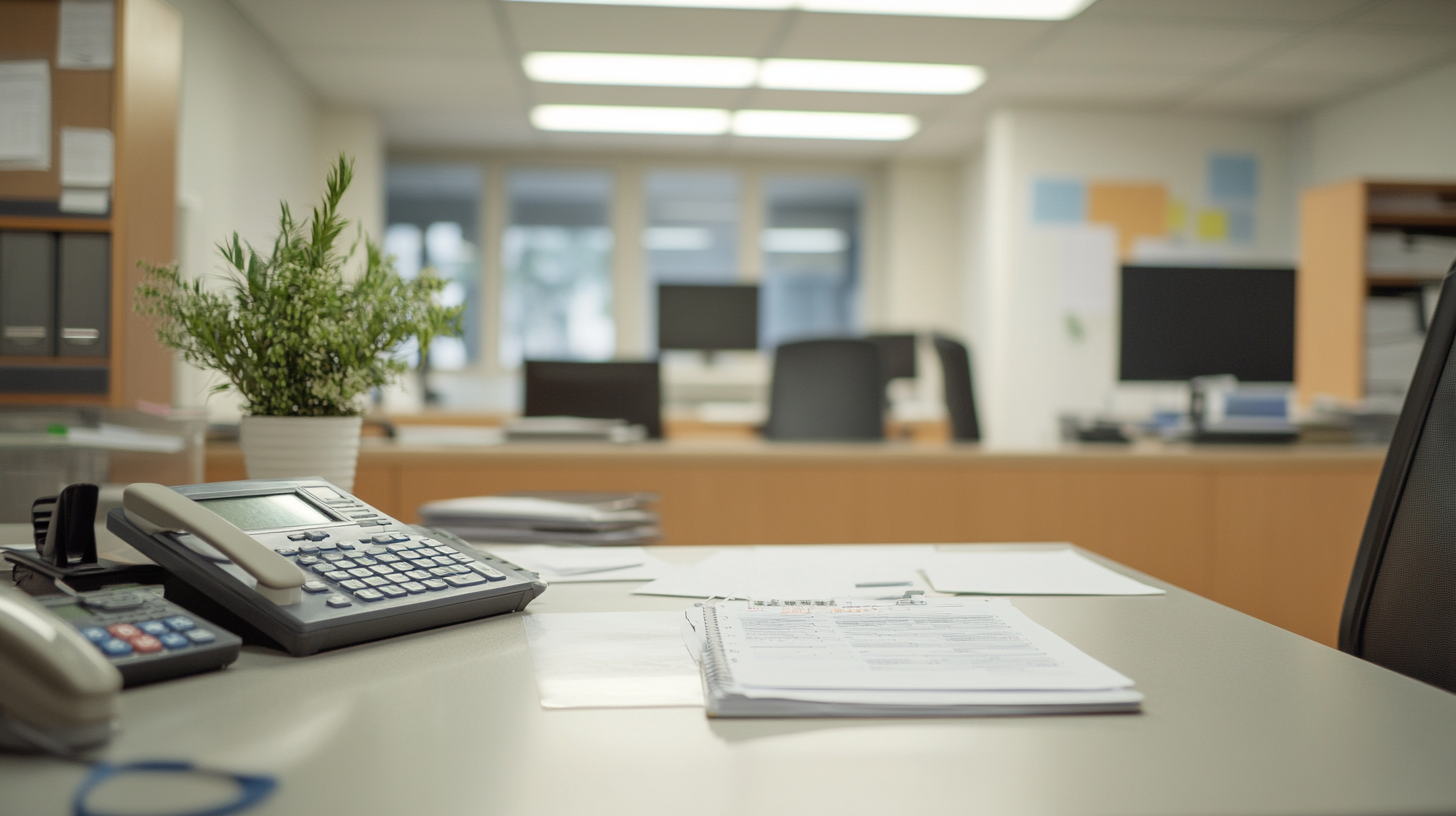 Clean Accounting Office Firm Interior Photography.