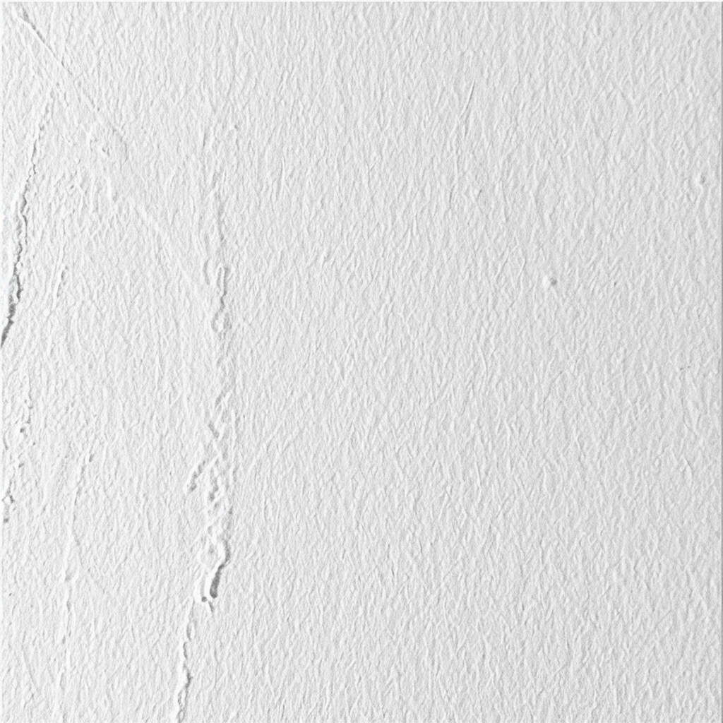 Close-up smooth white watercolor paper texture