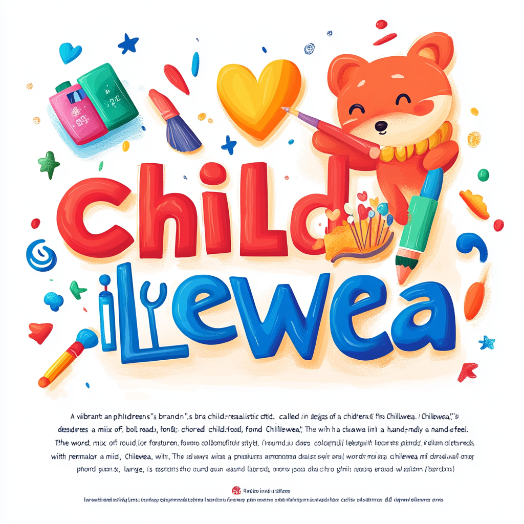 Colorful Chilewea logo with playful mascot and creative elements.