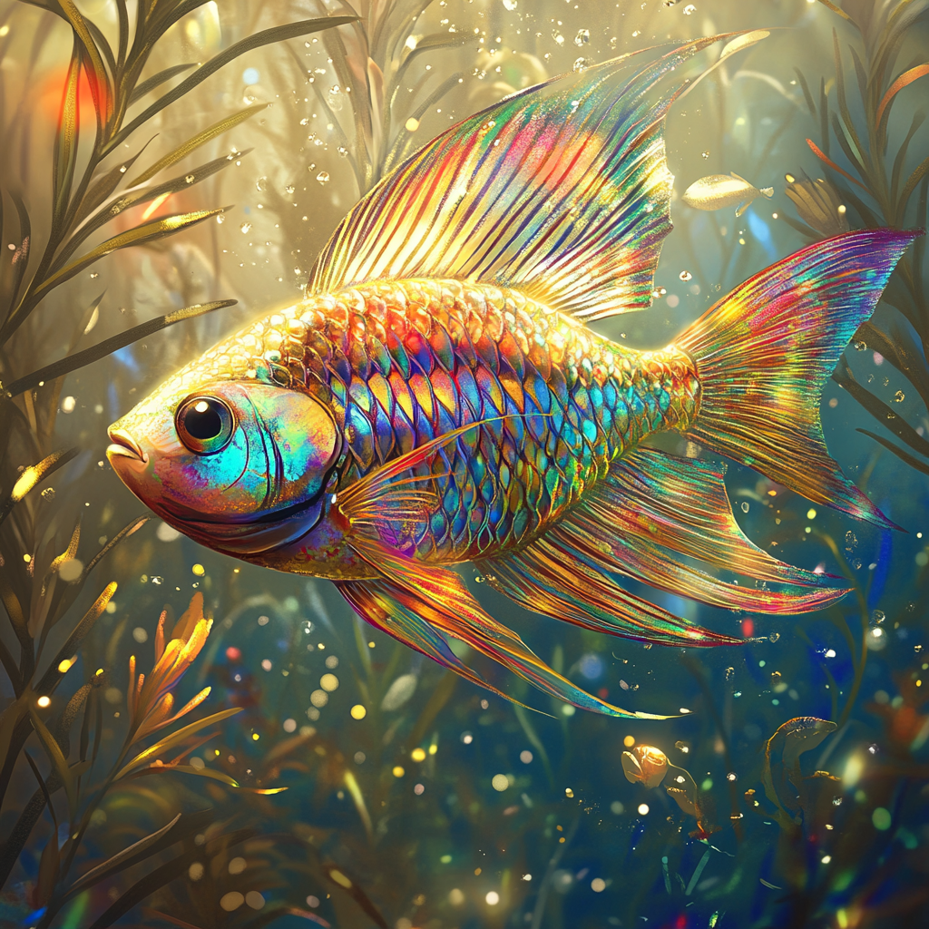 Colorful Fish in Sparkling Underwater Paradise