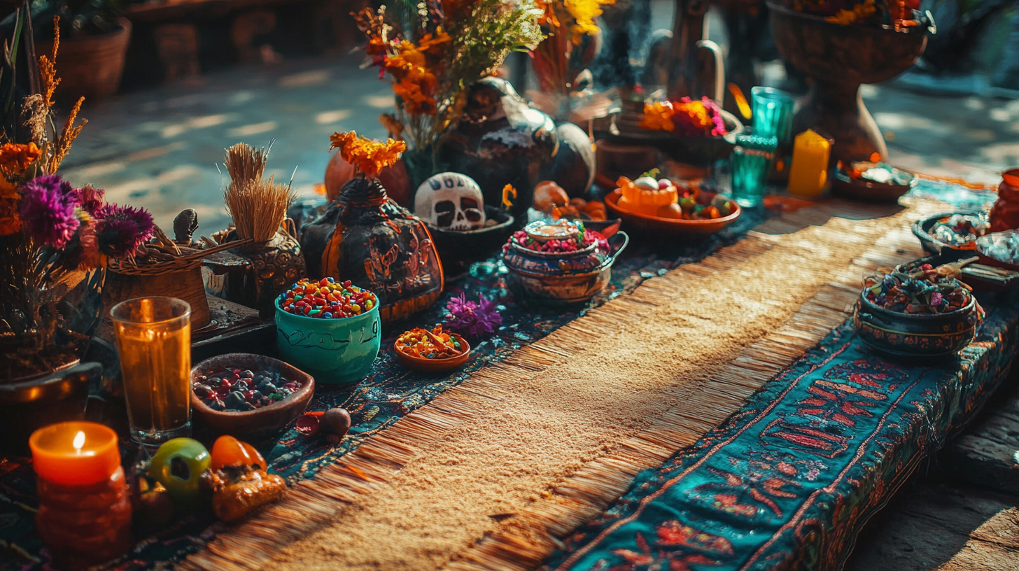 Colorful Mexican Day of the Dead Celebration