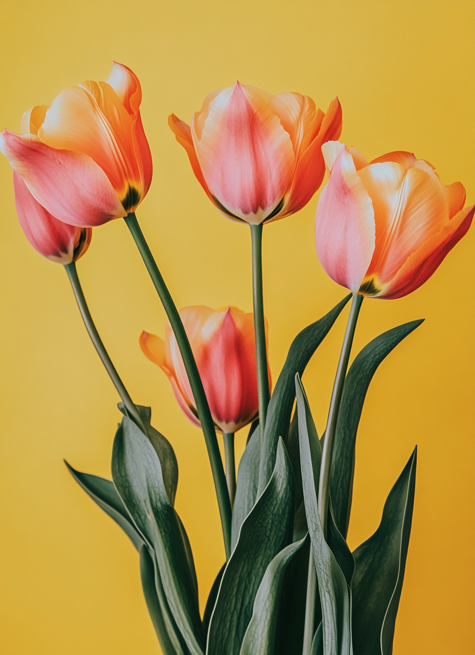 Colorful tulips photographed with Canon EOS R5 camera.