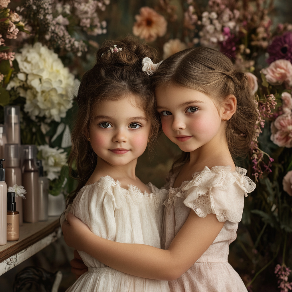 Commercial photography for young girls, ages 3-12, ad.