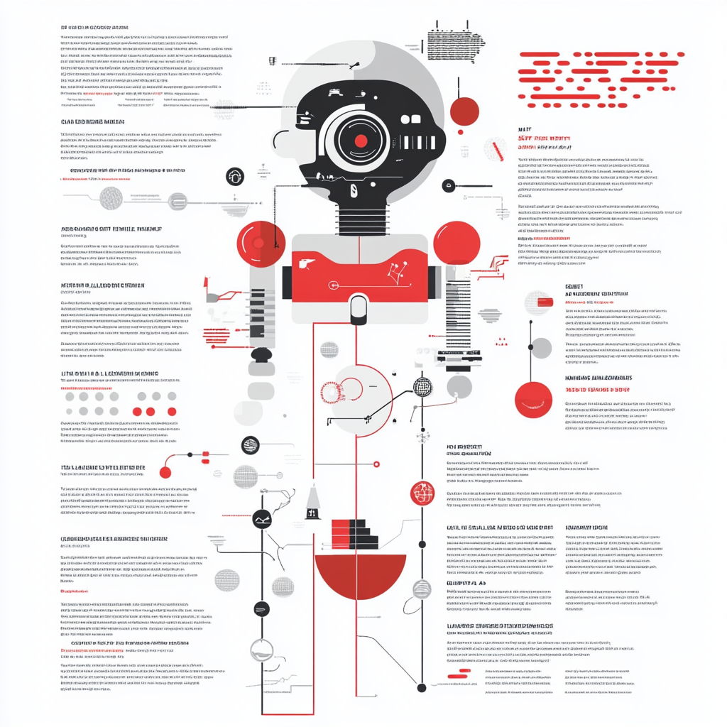 Comparing Generative AI, MLP, LLM, AI Infographic