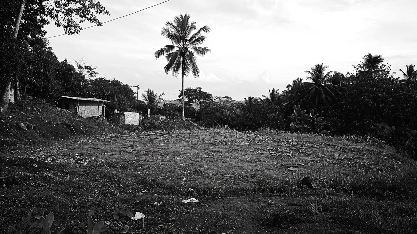 Construction Site on Hill in Kozhikode Village