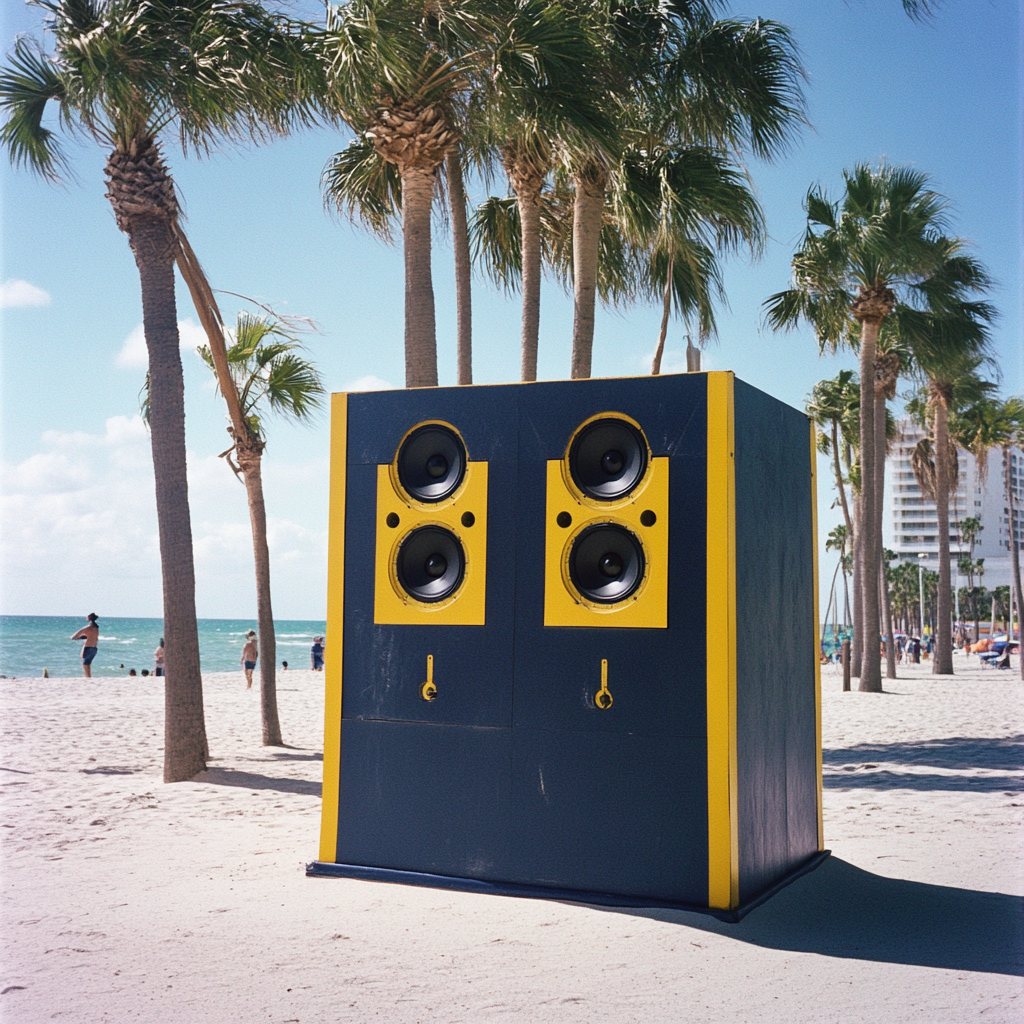 Coppertone Sponsors Karaoke Booth at Florida Beach