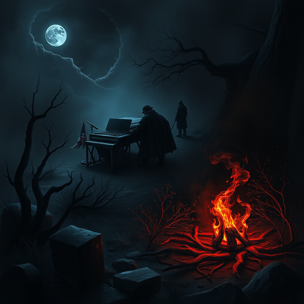 Cover for the dark music album