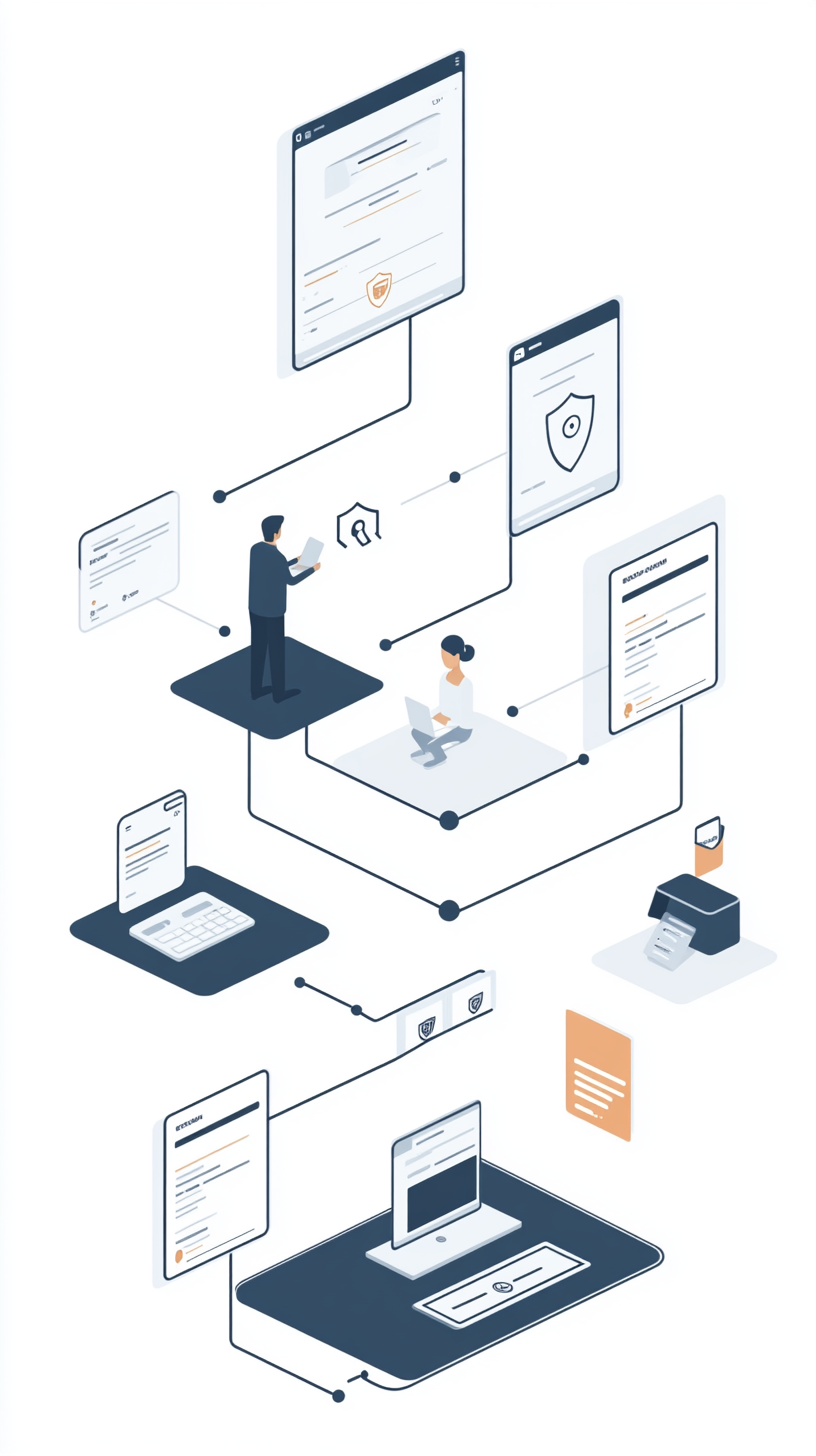 Create flowchart showing credit card payment process.