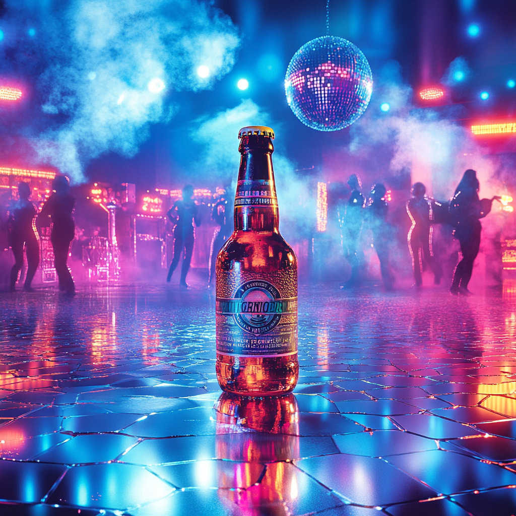 Dancing Under Disco Lights: Beer Promotion