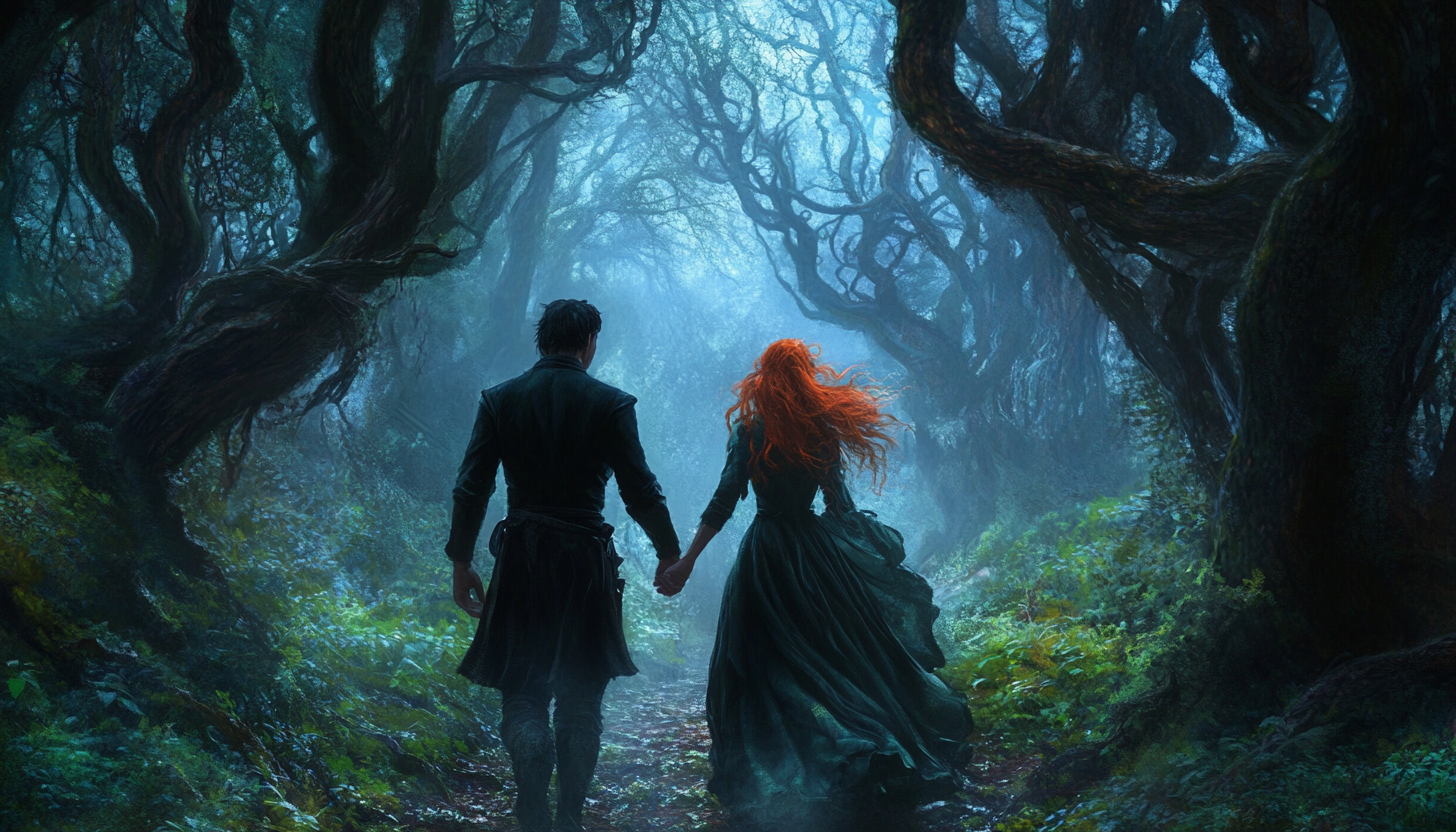 Dark Forest Stroll: Eamon & Isolde Illustration 7:4