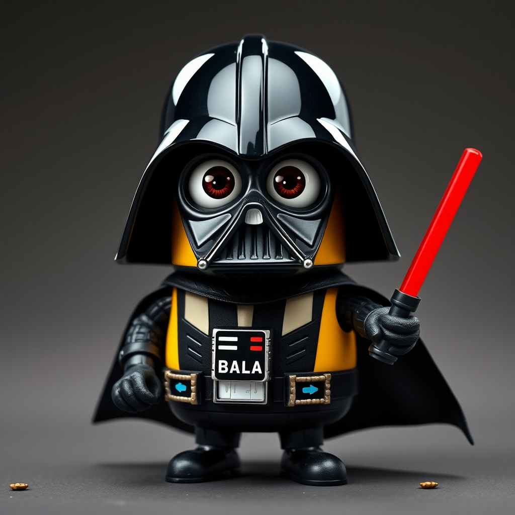 Darth Vader becomes a minion in Star Wars.