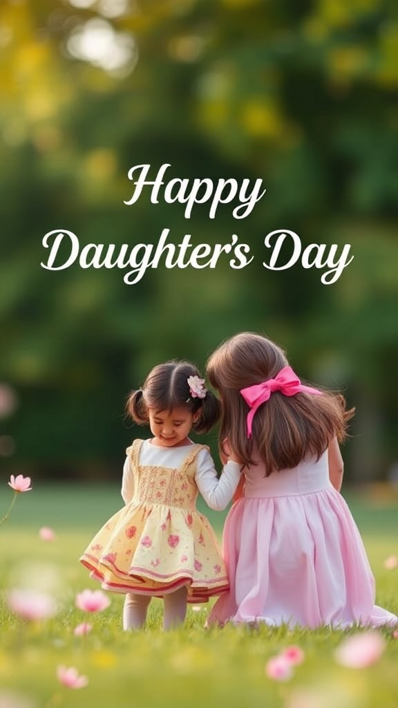 Daughters Day Wishes Celebration Image