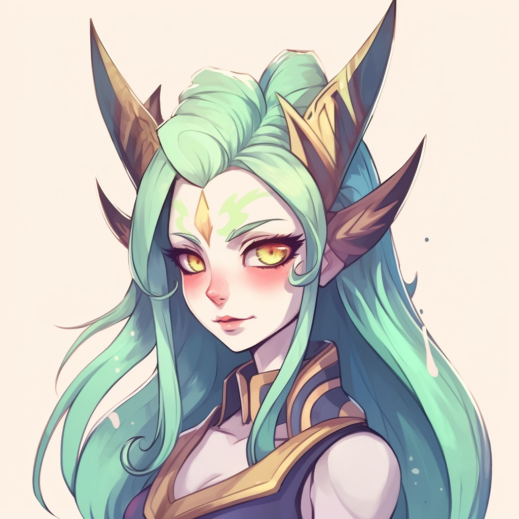 Dawnbringer Soraka Anime Demon Slayer Fan Art