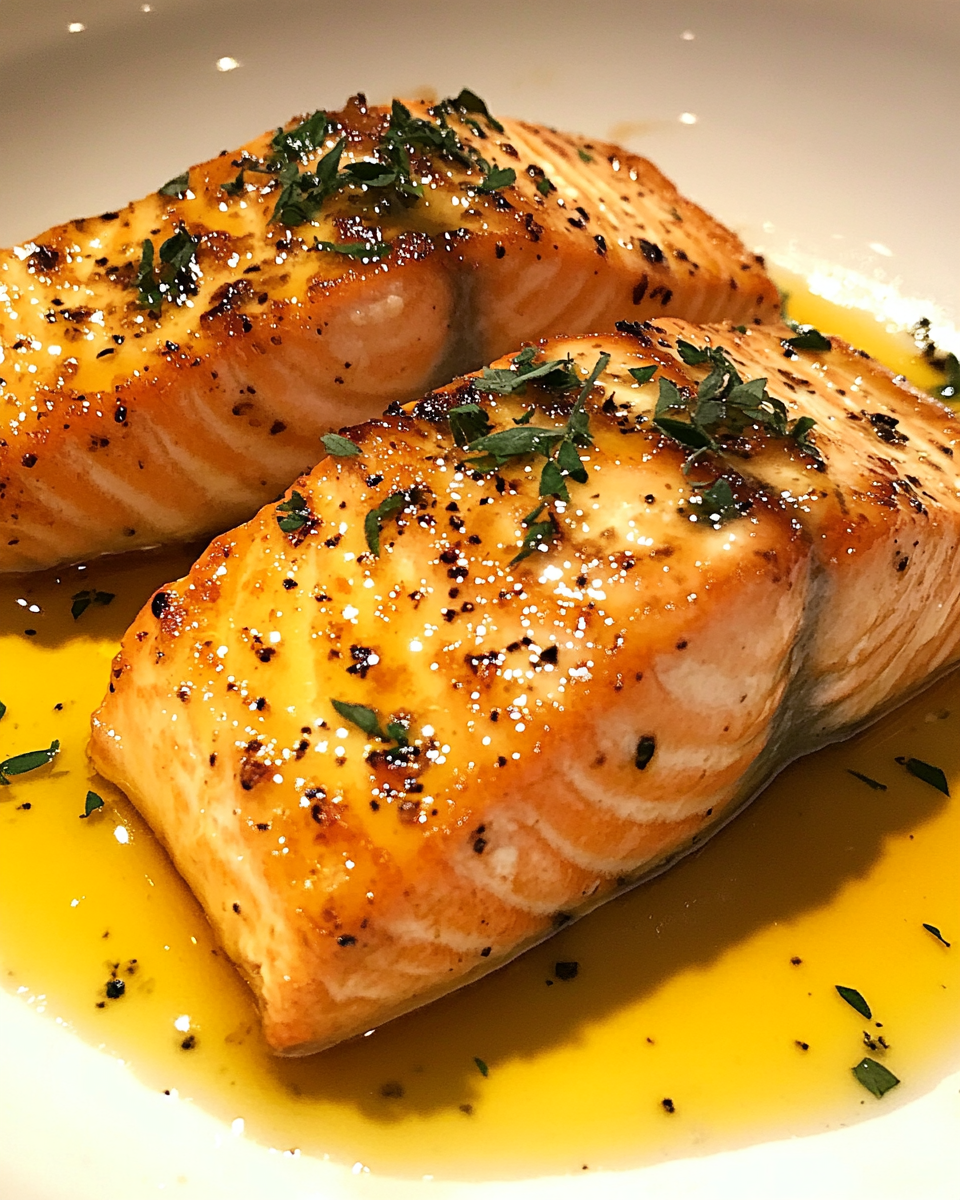 Delicious Honey Glazed Salmon in a Bowl