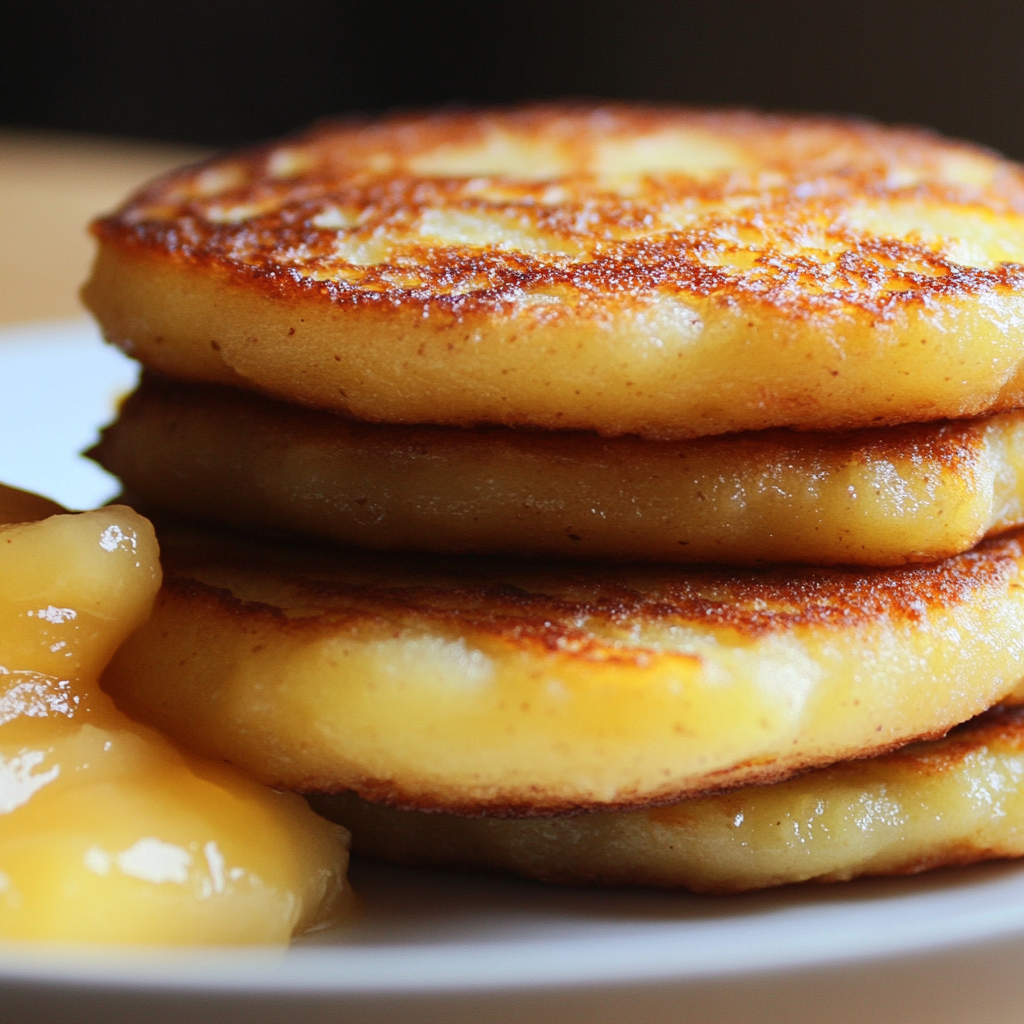 Delicious Potato Pancakes with Applesauce Complement