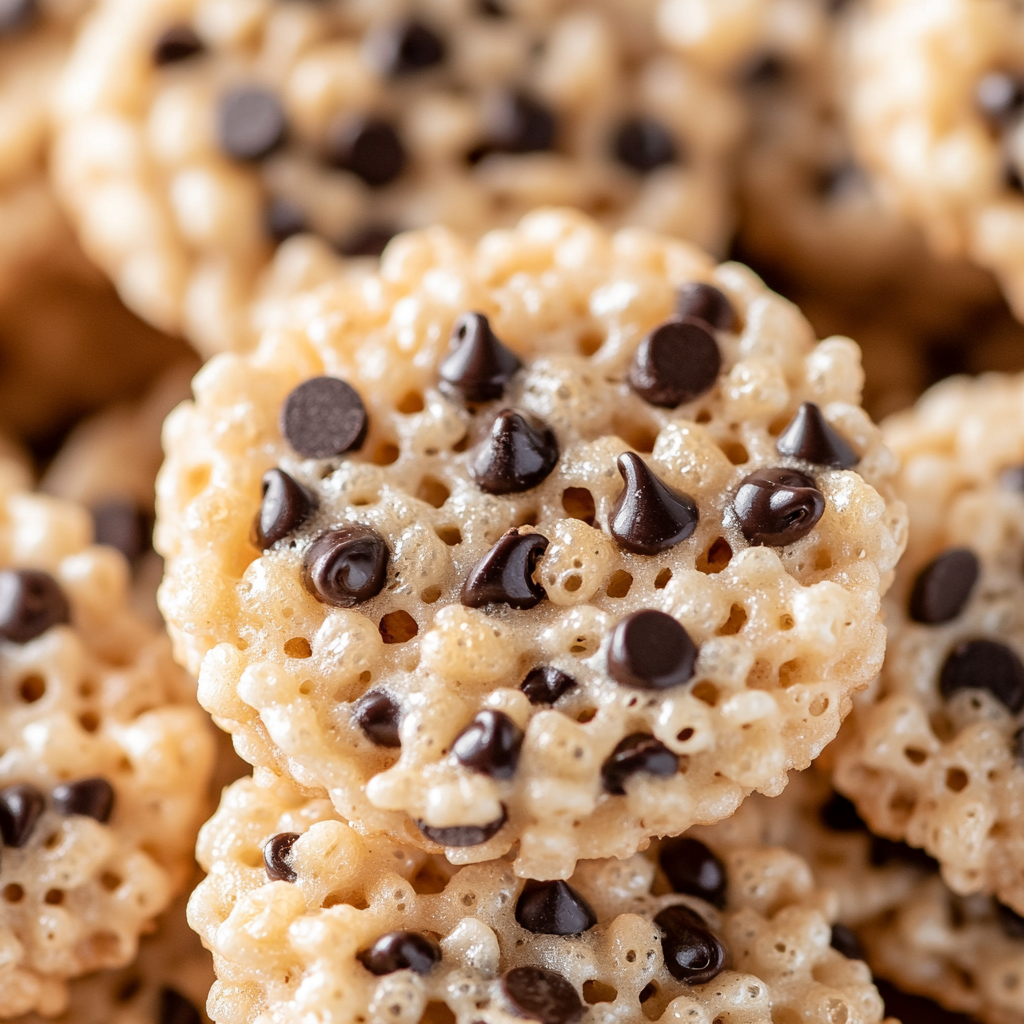 Delicious Rice Krispie Chocolate Chip Cookies Image