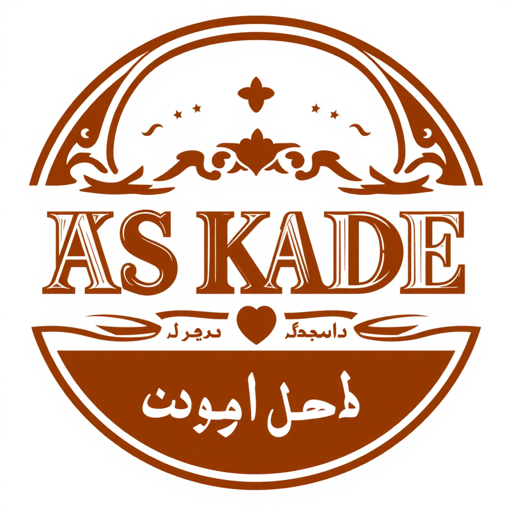 Delicious food logo AS KADE Mahd in Farsi