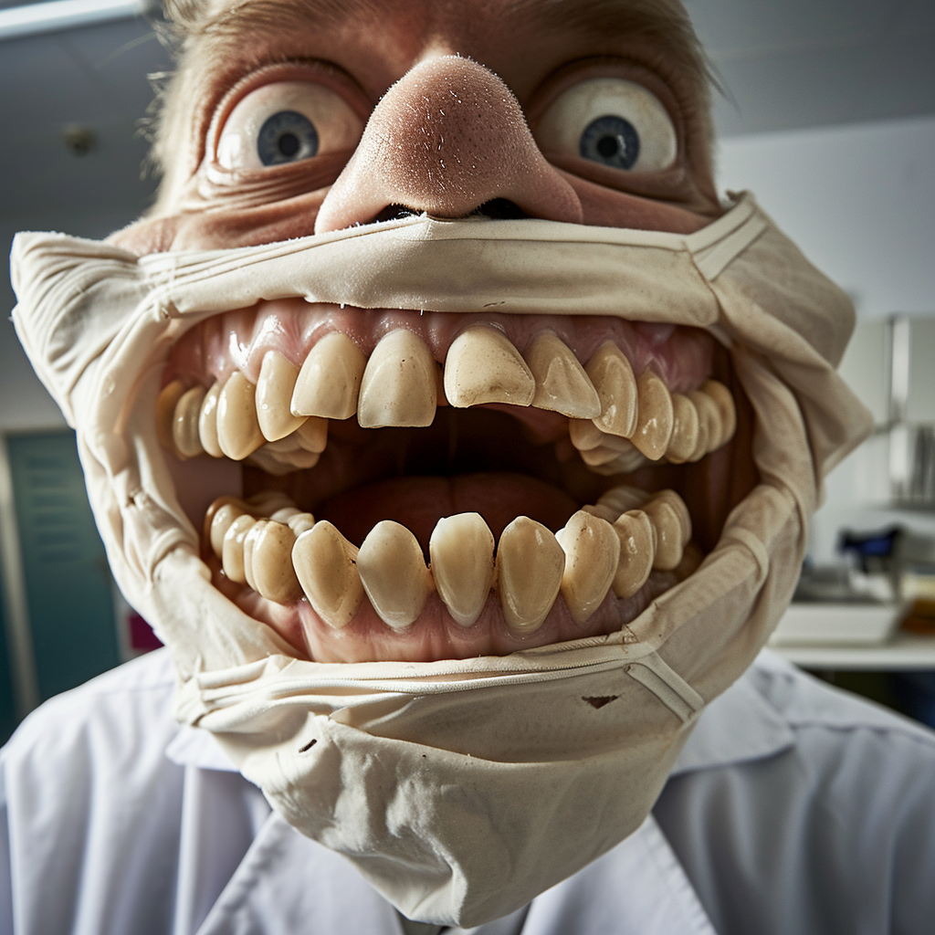 Dentist with Crooked Teeth Image