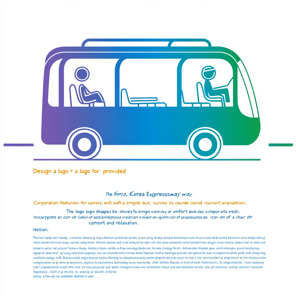 Design logo for '쉼카' bus, symbolizing comfort and safety.