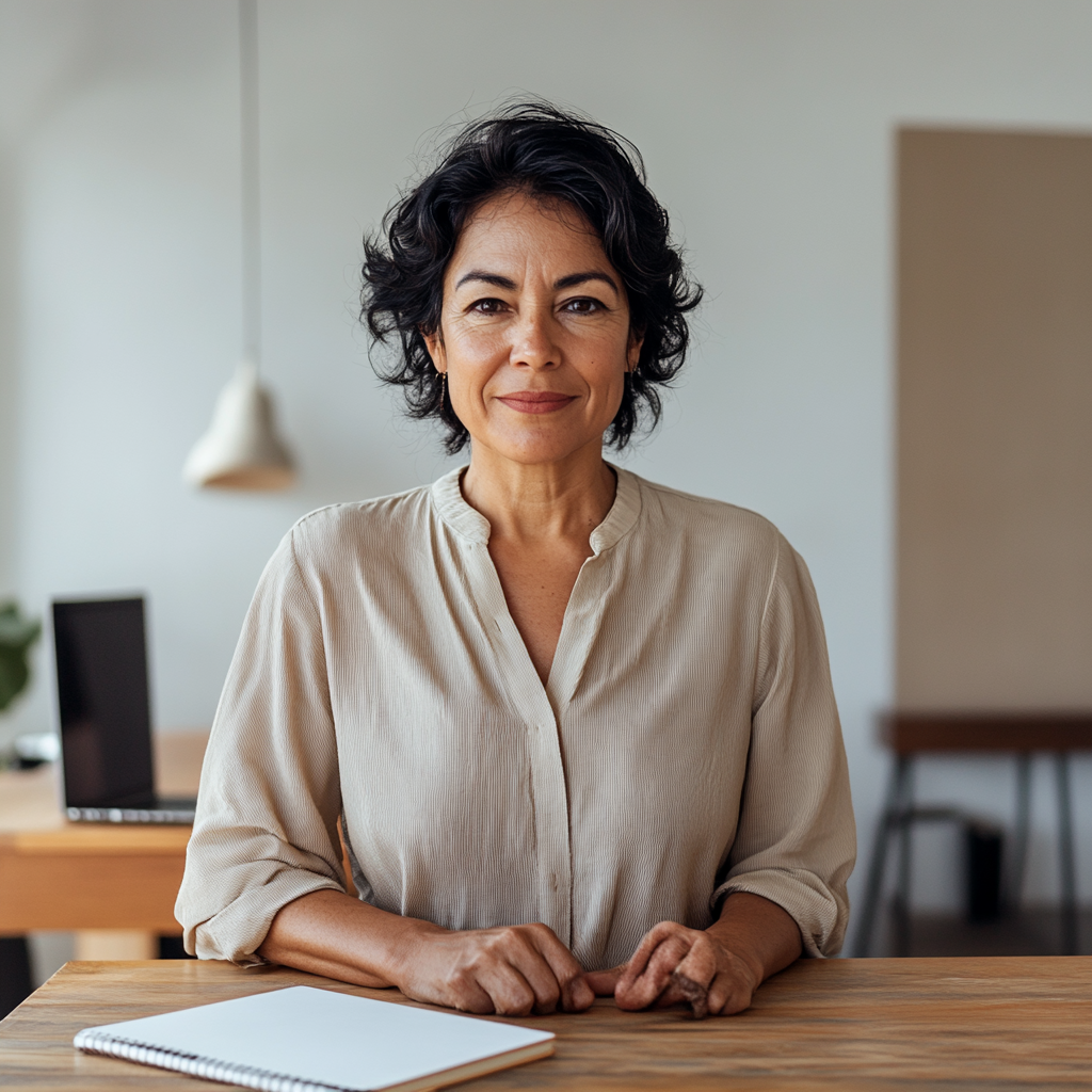 Nicaraguan woman in office setting