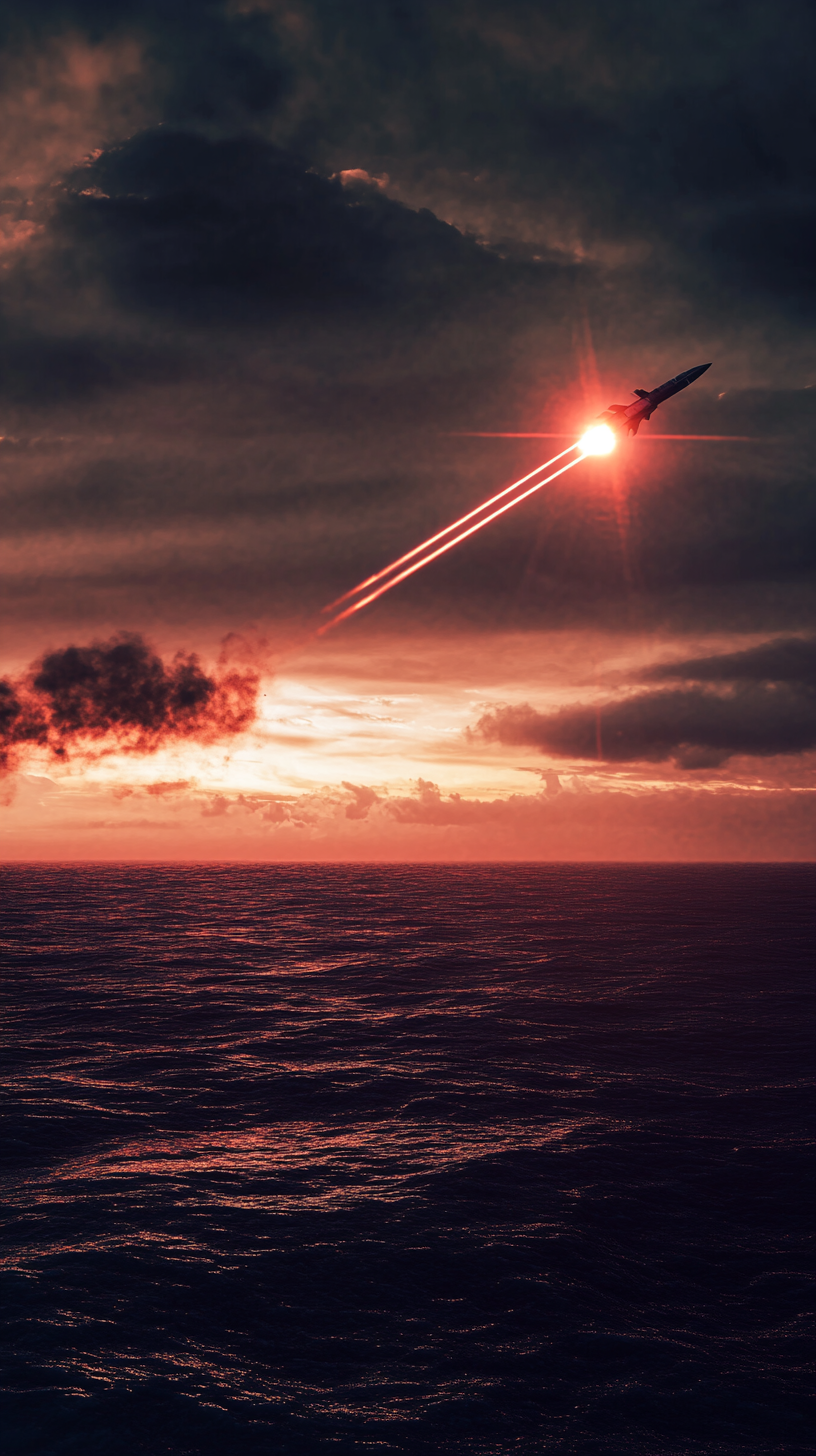 Dragonfire laser system shoots down missile, cost-effective alternative.